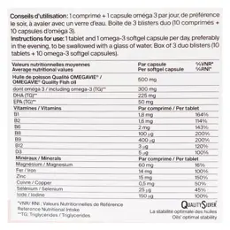 Oligobs Grossesse - Oméga 3 - Fer - Magnésium - 30 comprimés + 30 capsules