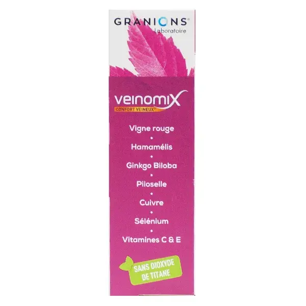 Granions Veinomix Lot de 2 x 60 comprimés
