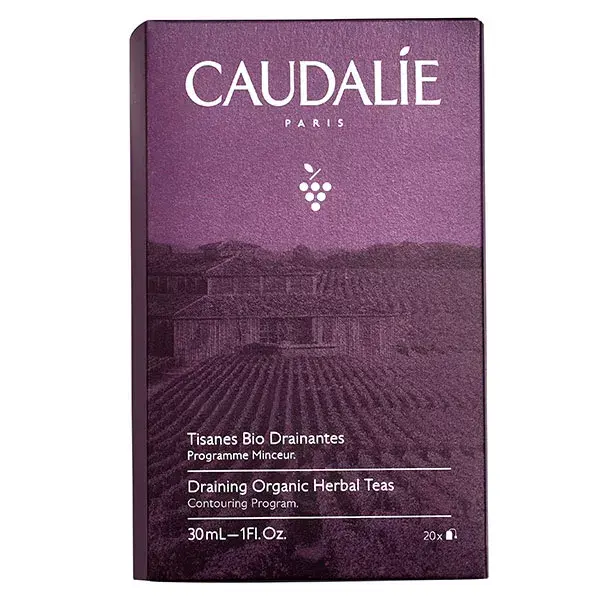 Caudalie Slimming Organic Draining Herbal Teas 20 bags