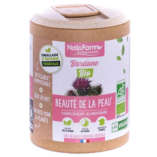 Nat & Form Eco Responsable Bardana Bio Integratore Alimentare 200 capsule