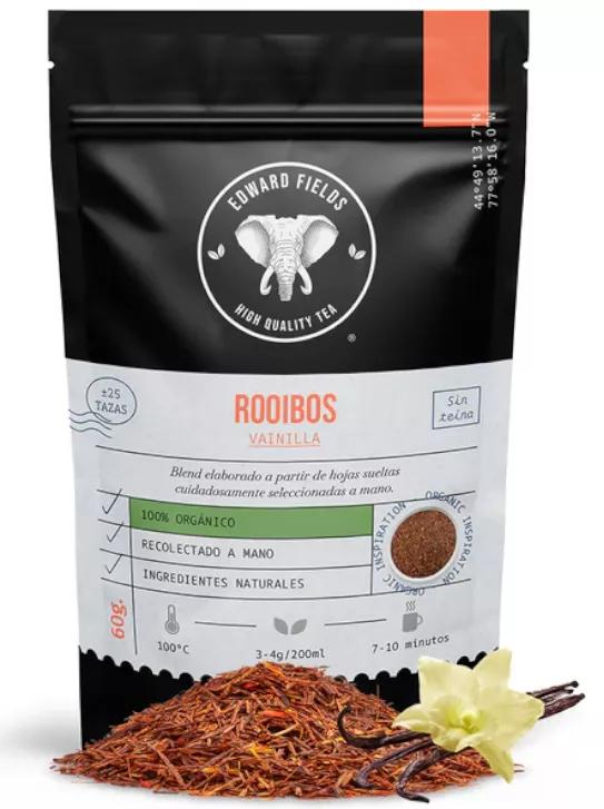 Edward Fields Thé Infusion Rooibos Vanille Bio Vrac 60 gr