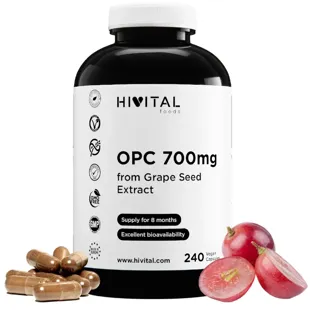 Hivital OPC 700 mg 240 Vegan Capsules