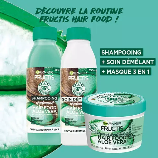 Garnier Fructis Hair Food Shampoo Idratante Aloe Vera 350ml