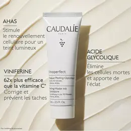 Caudalie Vinoperfect Masque Peeling Glycolique 75ml