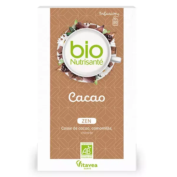 Vitavea - Biosnutrisanté - Cocoa Infusion - Zen - 20 sachets