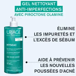 Uriage Hyséac Gel Nettoyant Anti-Imperfections 500ml