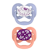 Dr. Brown&#39;s Advantage Reversible Nighttime Pacifier Assorted 0-6m 2 pcs