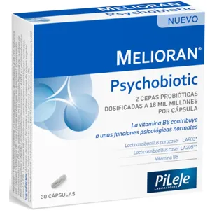 Pileje Melioran Psycobiotic 30 Cápsulas