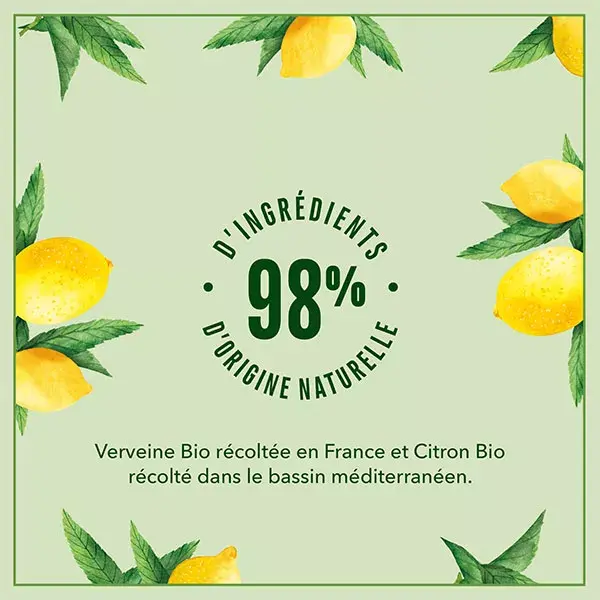 Le Petit Marseillais Bio Gel Douche Verveine Citron Éco-Recharge 250ml