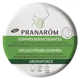 Pranarom Aromaforce Gommes Adoucissantes Gorge Eucalyptus Bio 45g