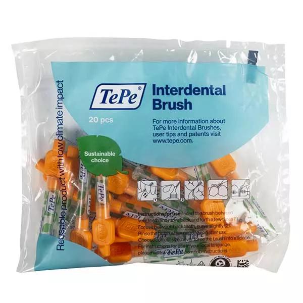 TePe Original Bustina da 20 scovolini Arancione Eco-Sostenibili, Iso 1