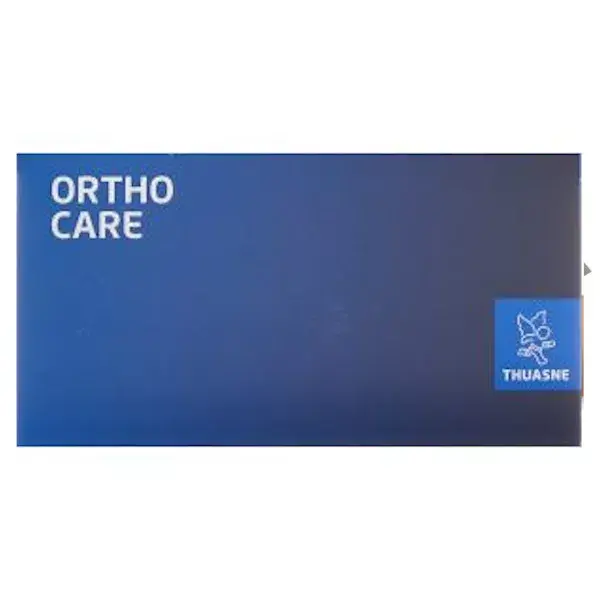 Thuasne Orthoflex Bandage Poignet Droit Court Taille L Blanc Bleu