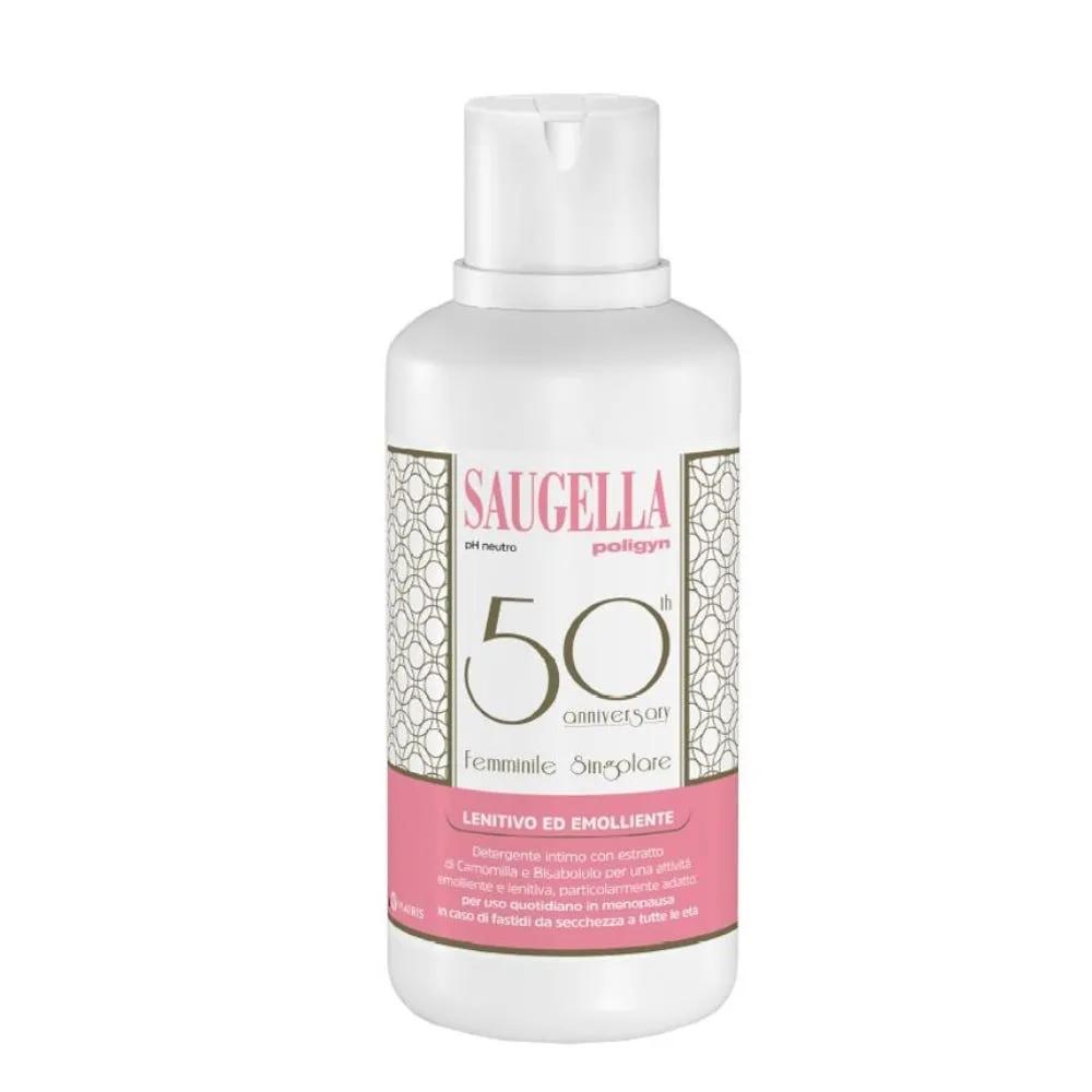 Saugella Poligyn Detergente Intimo Lenitivo ed Emolliente Edizione 50 anniversary 500 ml