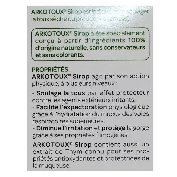 Arkopharma Arkotoux Cough Syrup 140ml 