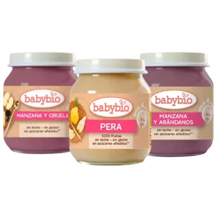 Babybio Menu Sweet Jars +4m 3x130 gr