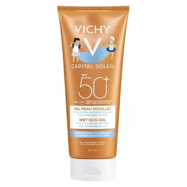 Vichy Capital Soleil Sun Care for Children Wet Skin Gel SPF50+ 200ml