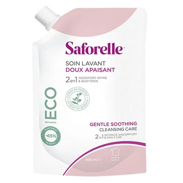 Saforelle Care & Hygiene Cuidado Limpiador Suave Eco Recambio 400ml