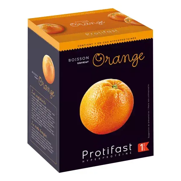 Protifast Entremet Hyperprotéiné Orange 7 sachets