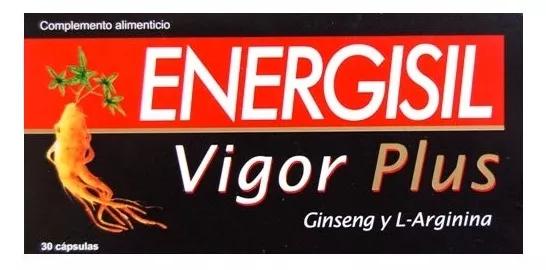 Energisil Vigor Plus ginseng e L-Arginina 30 Cápsulas