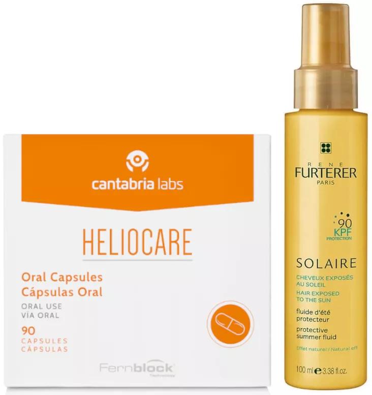 Heliocare 90 Capsules + Rene Furterer Sun Protective Fluid KPF 50+ 100 ml