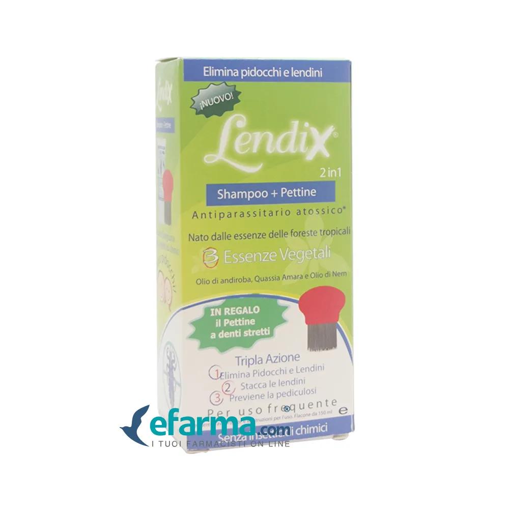 Lendix Kit 2In1 Shampo Antiparassitario + Pettine 150 ml