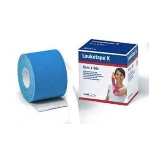 Leukotape K Taping Cerotto Elastico Azzurro 5x500 cm