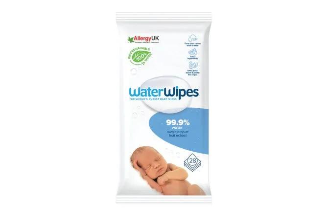 Waterwipes BIO Salviettine Umidificate Igiene e Detersione Bambini 28 Pezzi