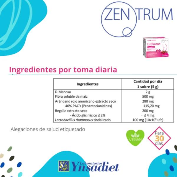 Ynsadiet Zentrum CistProtect D-Mannosio 30 buste
