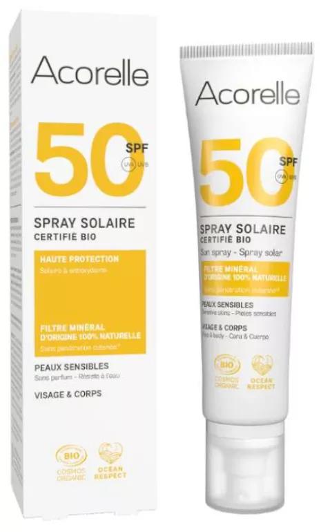 Acorelle Zonnespray SPF50 BIO 100 ml