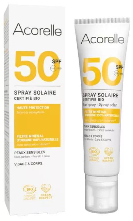 Acorelle Spray Solar SPF50 BIO 100ml