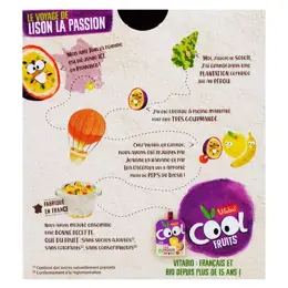 Vitabio Cool Fruits Pomme Passion Acérola 4 x 90g