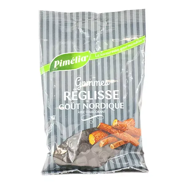 Pimelea gum liquorice taste Nordic sugar 100g