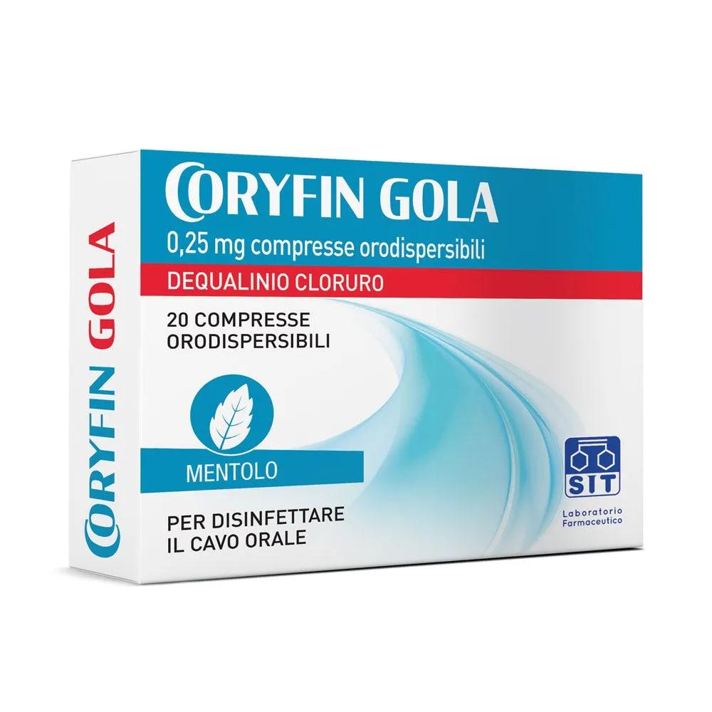 Coryfin Gola 0,25 mg Dequalinio Cloruro 20 Compresse Orosolubili