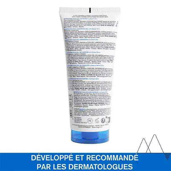 Uriage Bariéderm-Cica Gel Nettoyant Anti-Irritations Peaux Sensibles 200ml