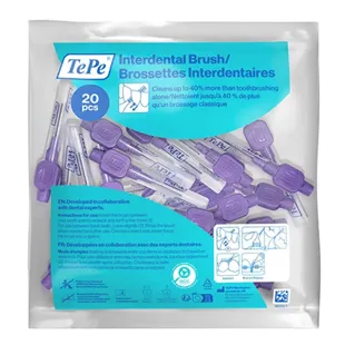 TePe Original Bustina da 20 scovolini Viola Eco-Sostenibili, Iso 6