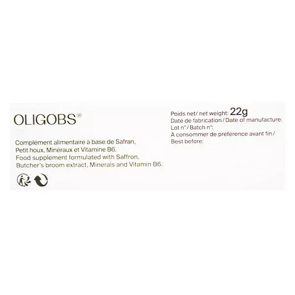 Oligobs SPM/PMS Confort Prémenstruel 30 comprimés