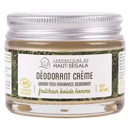 Haut-Ségala Déodorant Crème Fraîcheur Boisée Homme Bio 50g