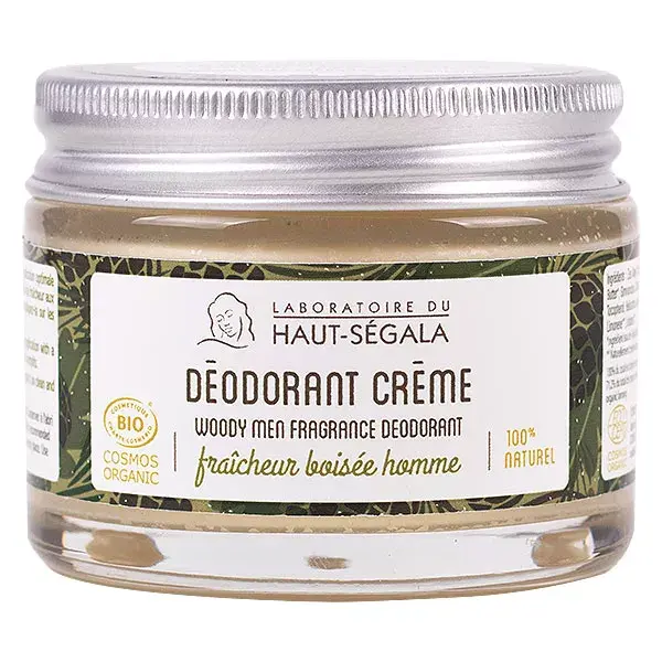 Haut-Ségala Deodorant Cream Woody Freshness for Men Organic 50g
