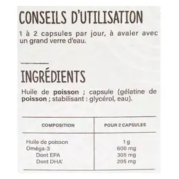 Nutrisanté Vitavea Les Nutri'Sentiels Oméga-3 20 capsules