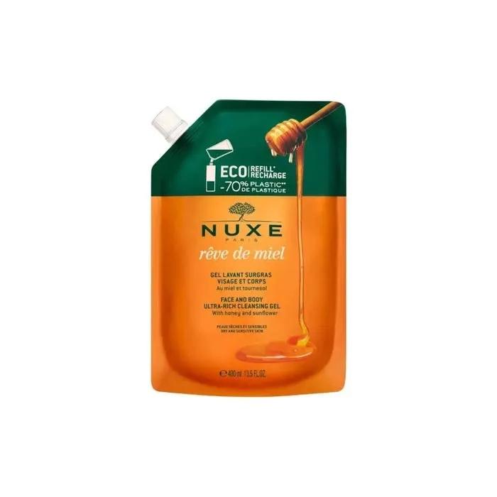 Nuxe Reve De Miel Ricarica Gel Lavante Surgrassante Viso e Corpo 400 ml