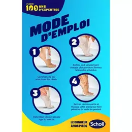 Scholl Masque Pieds Nourrissant au Miel de Manuka - 1 paire