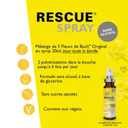 RESCUE® Spray Sans Alcool - 20ml