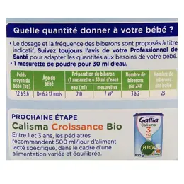 Gallia Calisma Bio 2ème Age 800g