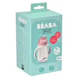 Béaba Repas Tasse avec Paille Old Pink 300ml