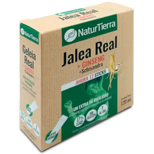 NaturTierra Royal Jelly with Ginseng + Schisandra 12 Sticks