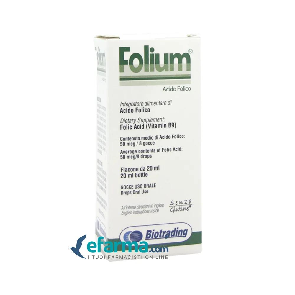 Folium Integratore Acido Folico Gocce 20 ml