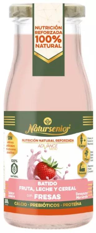 Natursenior Desayuno Frutas, Leche y Cereal con Proteína + Fibra + Calcio Sabor Frutas Variadas 260 gr
