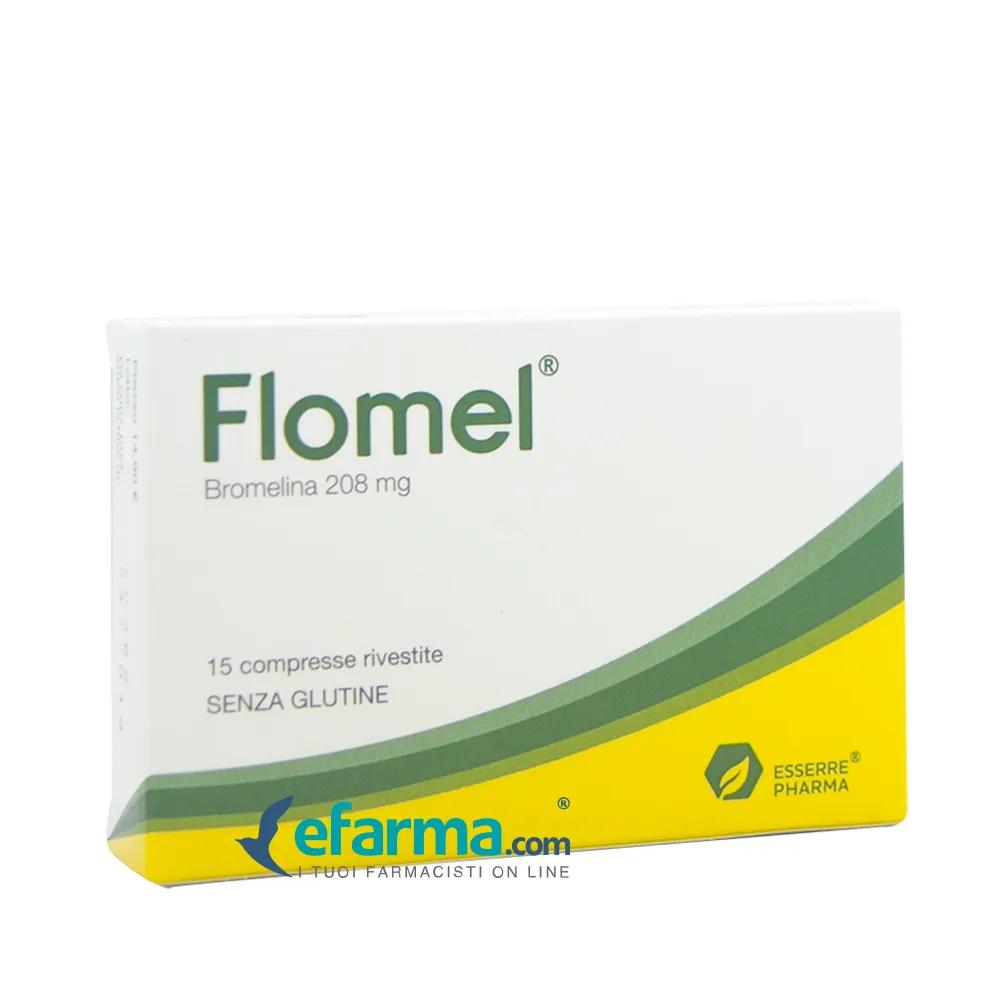 Flomel Integratore con Bromelina 15 Compresse