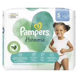 Pampers Harmonie Couches Taille 5 31 Couches 11kg - 16kg Protection Douce Pour La Peau