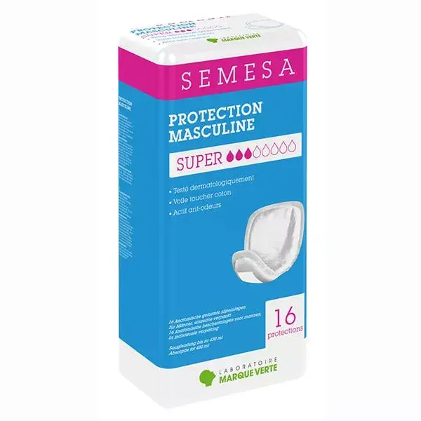 Marque Verte Semesa Protection Masculine 16 unités